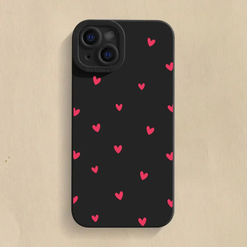 Coque Silicone Black Love