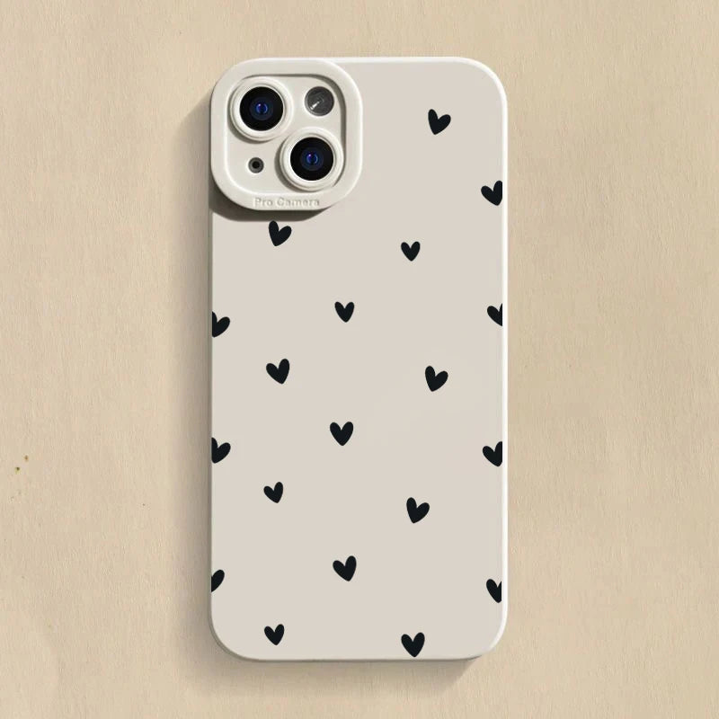 Coque Silicone Black Love