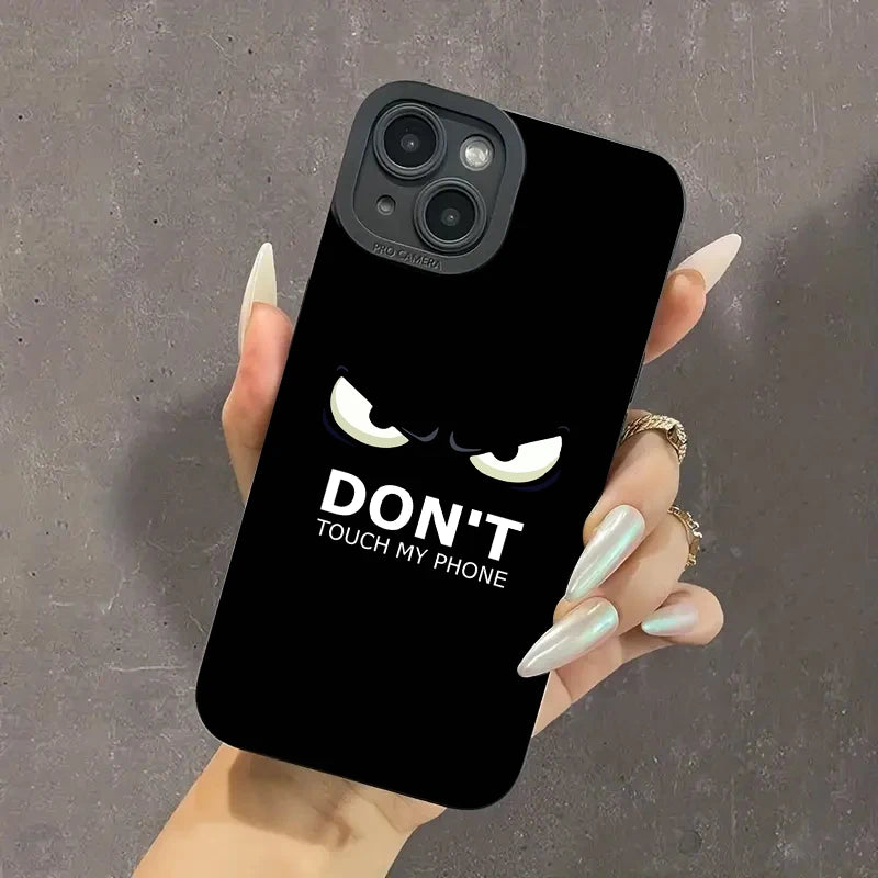 Coque Don't Touch My Phone et Shut Up