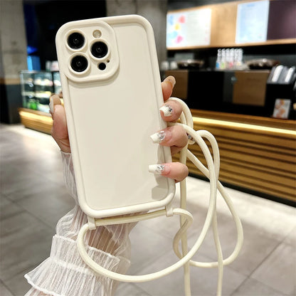 Coque Silicone avec Cordon