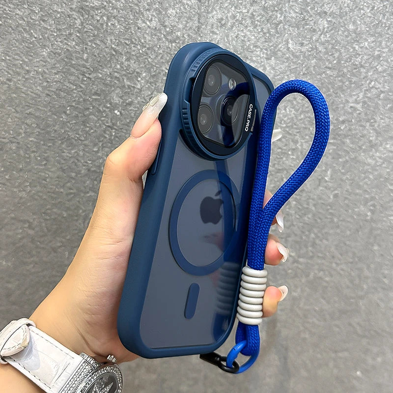 Coque Magnétique Transparente avec Cordon