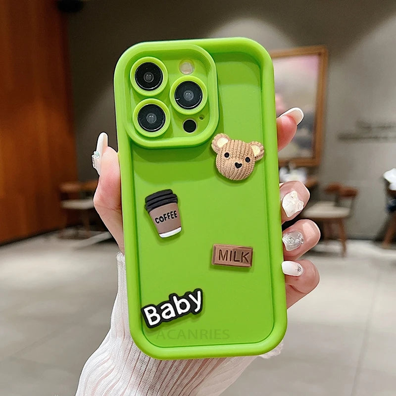 Coque Cartoon 3D Silicone